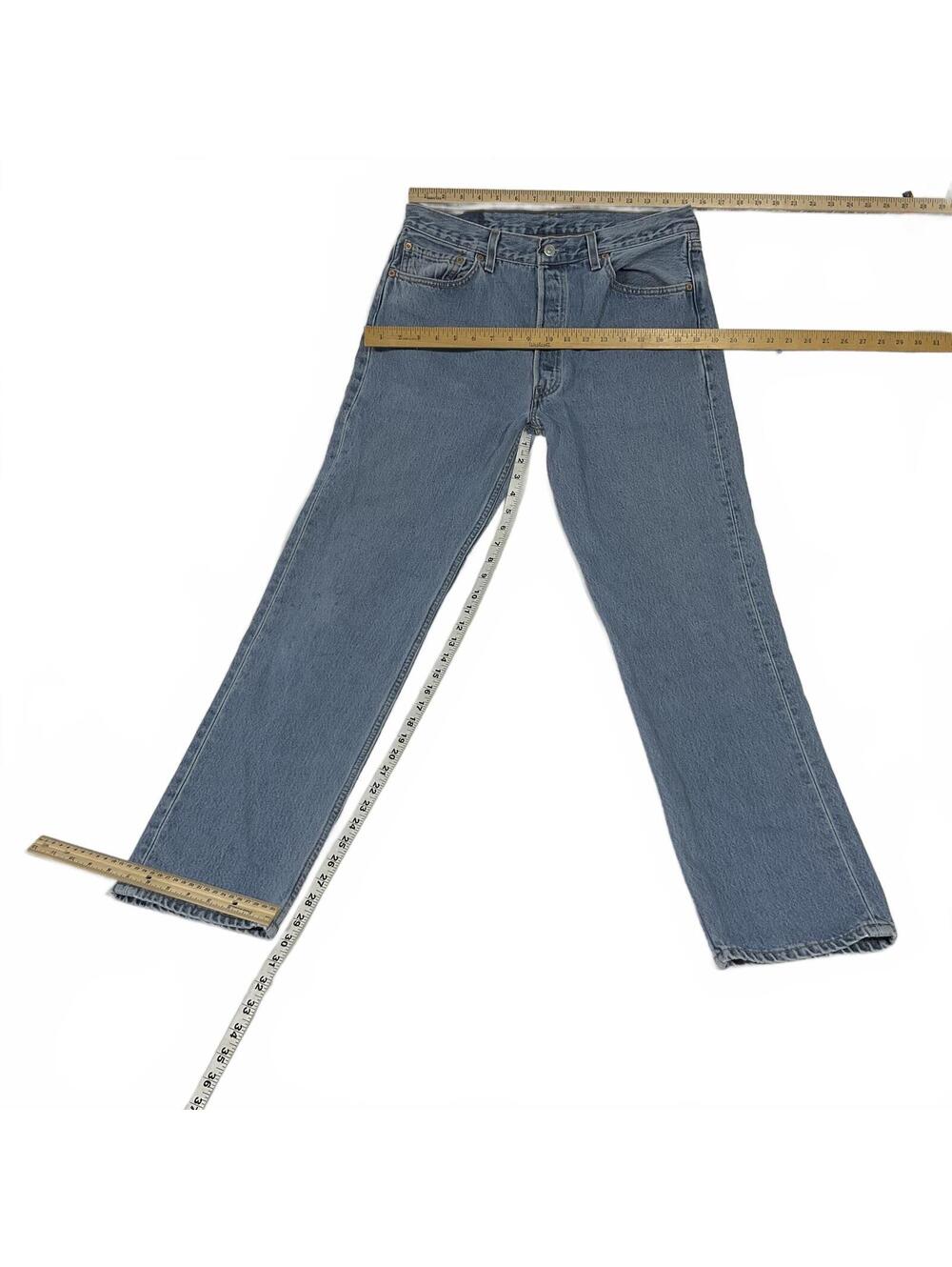 Vintage 1993 USA Levi's 501 Button Fly Classic Fit Jeans 34x32 men’s b20 - Picture 9 of 9